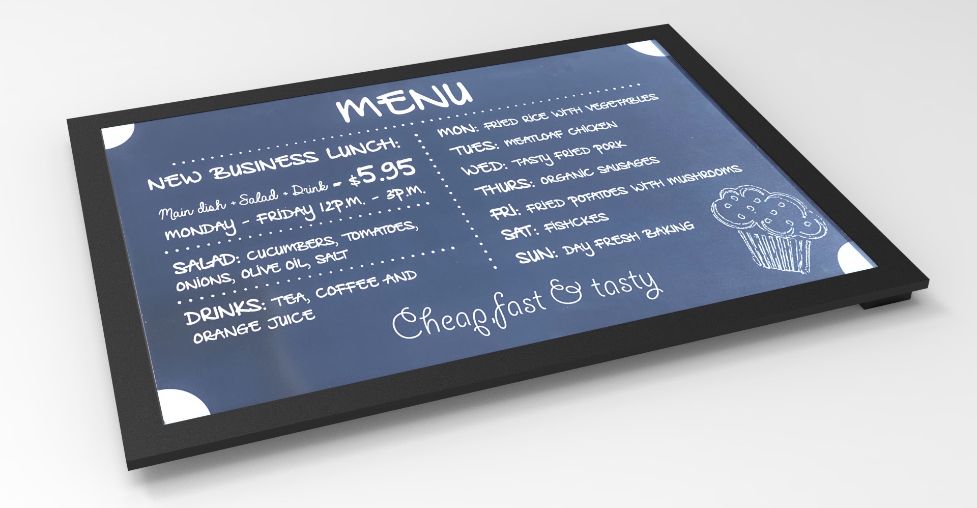 e ink outdoor signage display