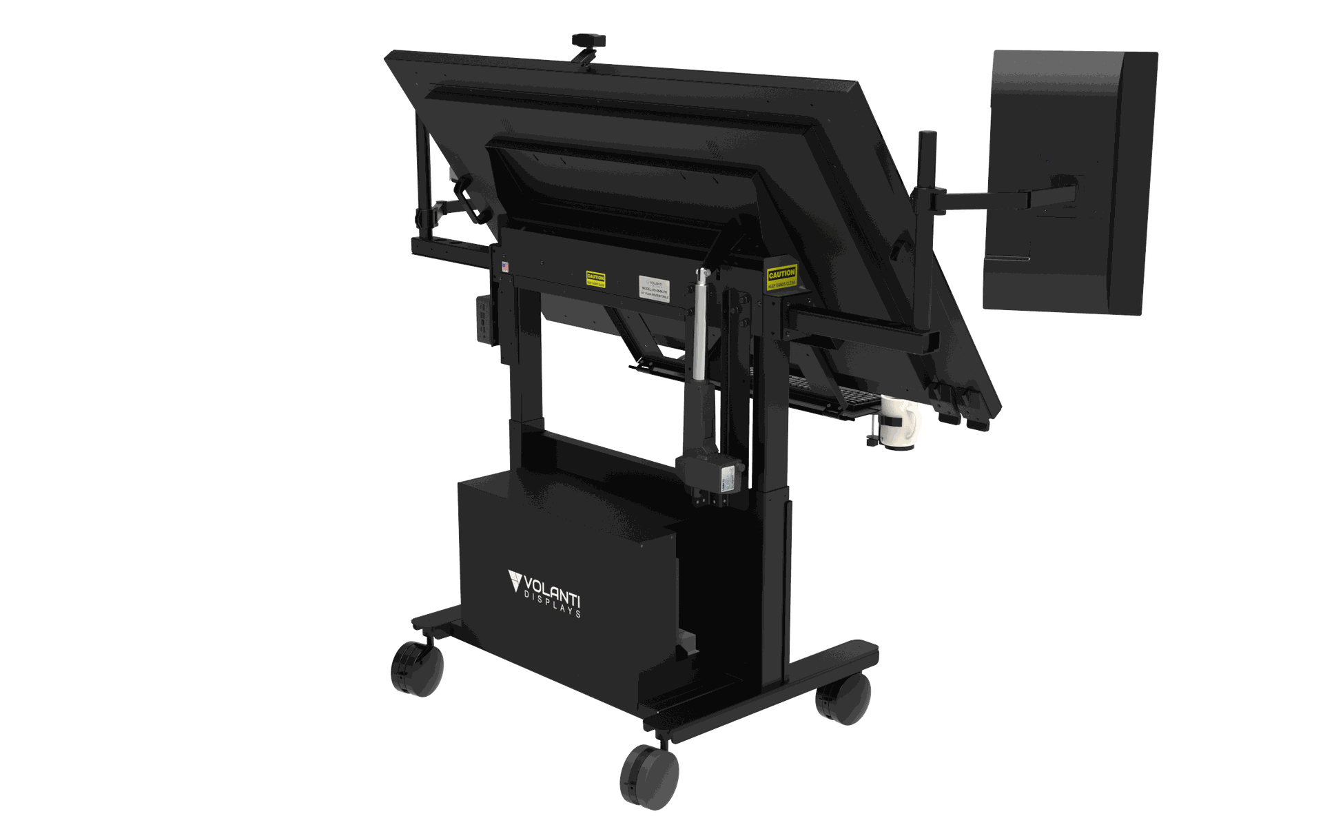Large-format touchscreen for reviewing detailed floor plans and site layouts.