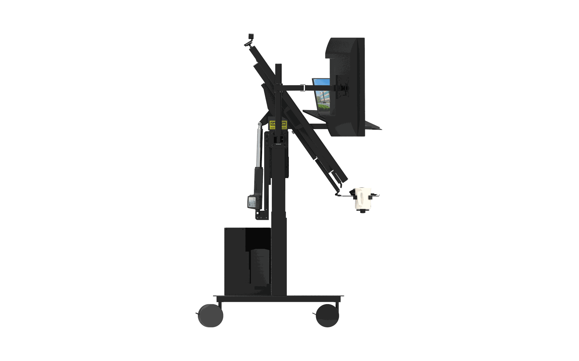 Additional display setup for side-by-side construction document comparison and workflow efficiency.