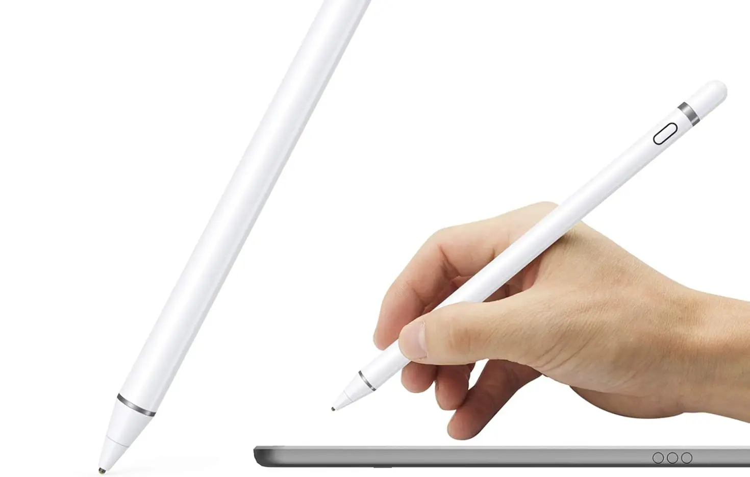 Precision stylus pen accessory compatible with Volanti's touchscreen plan review tables, enhancing accuracy in digital markups