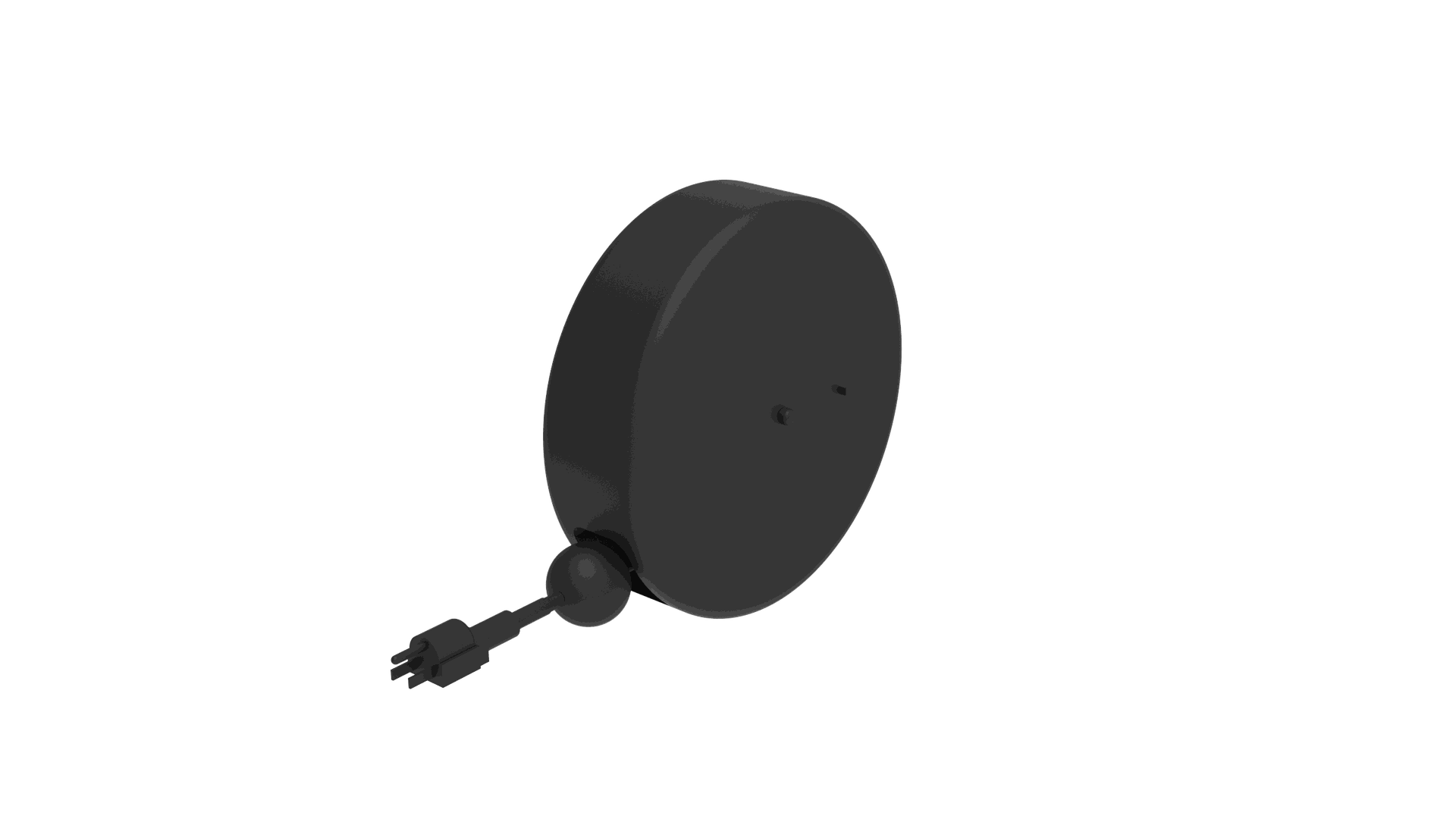 30-foot retractable power cable reel accessory for Volanti's plan review tables, offering flexible power management solutions.