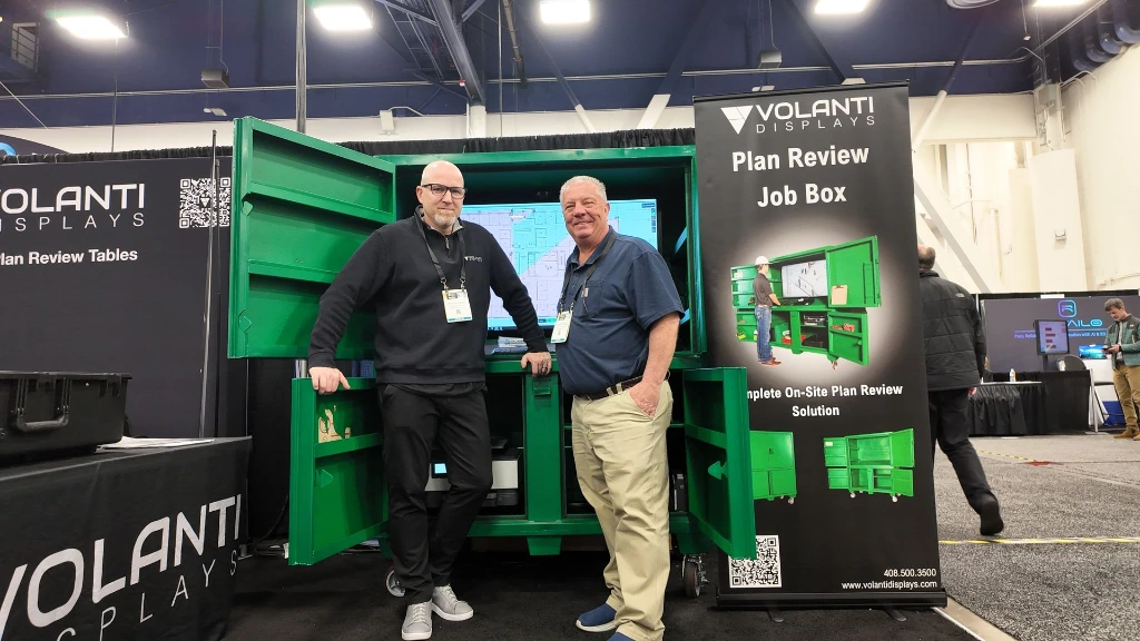 Volanti at construction trade shows 1