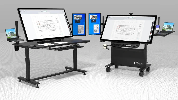 Volanti plan review tables in use