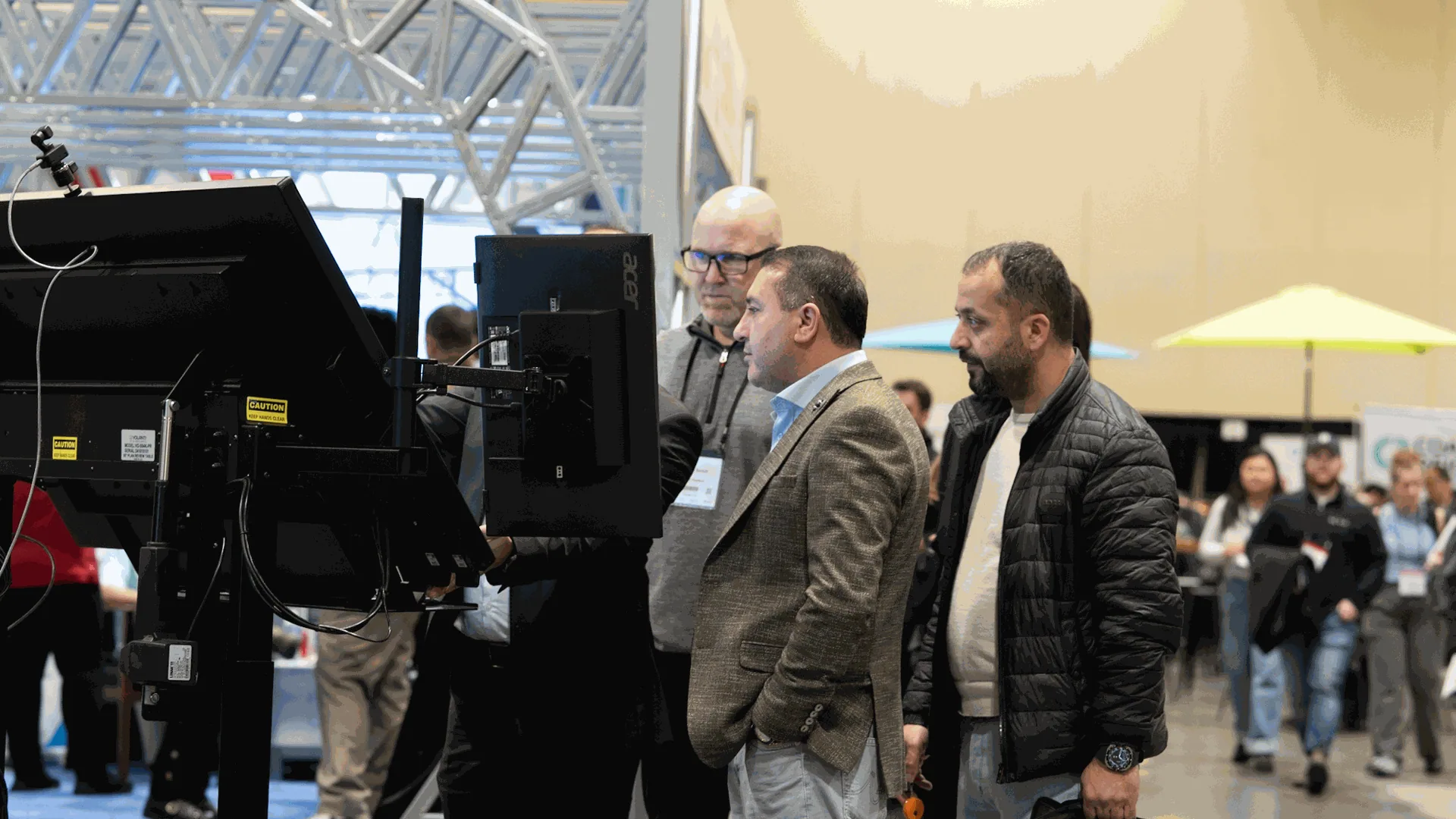 Volanti Displays plan review products at trade event 6