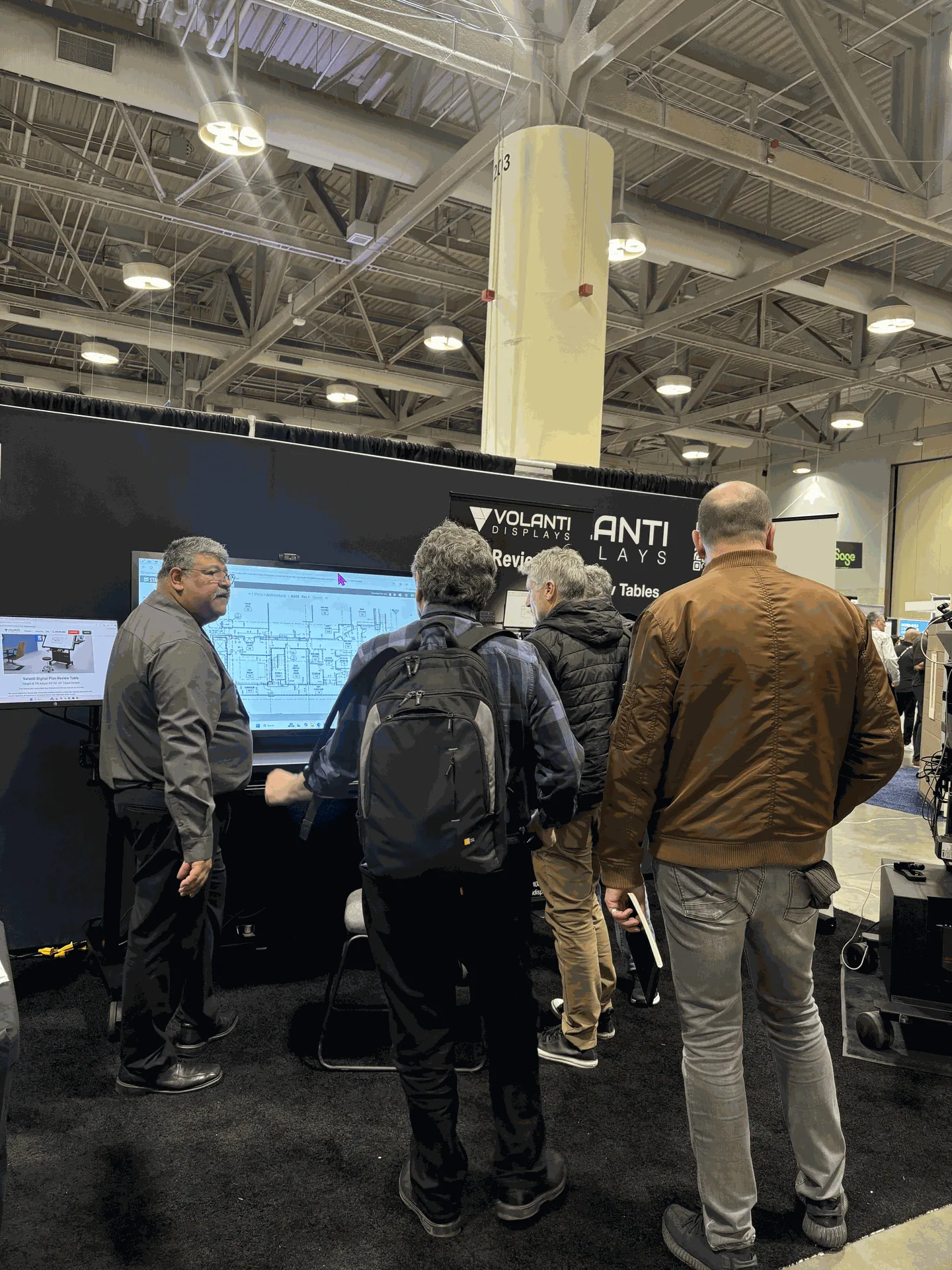 Volanti Displays plan review products at trade event 8