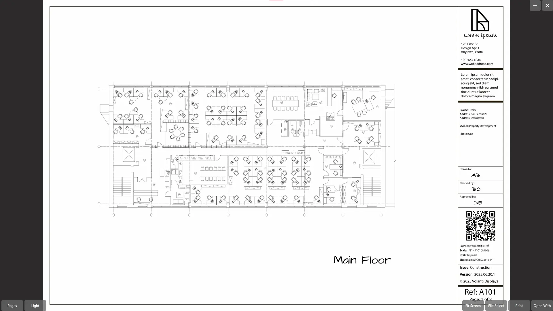 Sample floorplan image